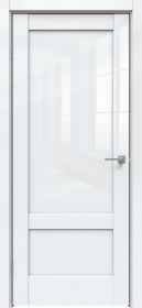 Межкомнатная Дверь Triadoors Царговая Gloss 647 ПГ Белый Глянец Без Стекла / Триадорс