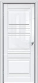 Межкомнатная Дверь Triadoors Царговая Gloss 627 ПГ Белый Глянец Без Стекла / Триадорс