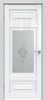 Межкомнатная Дверь Triadoors Царговая Gloss 623 ПО Белый Глянец со Стеклом Сатин Белый Лак Прозрачный / Триадорс