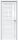 Межкомнатная Дверь Triadoors Царговая Gloss 564 ПО Белый Глянец со Стеклом Сатинат / Триадорс