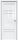 Межкомнатная Дверь Triadoors Царговая Gloss 519 ПГ Белый Глянец Без Стекла / Триадорс