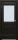 Межкомнатная Дверь Triadoors Царговая Luxury 593 ПО Тёмный Орех со Стеклом Ромб / Триадорс