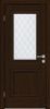 Межкомнатная Дверь Triadoors Царговая Luxury 587 ПО Бренди со Стеклом Ромб / Триадорс