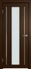Межкомнатная Дверь Triadoors Царговая Luxury 584 ПО Бренди со Стеклом Сатинат / Триадорс