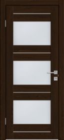 Межкомнатная Дверь Triadoors Царговая Luxury 580 ПО Бренди со Стеклом Сатинат / Триадорс