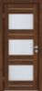 Межкомнатная Дверь Triadoors Царговая Luxury 580 ПО Честер со Стеклом Сатинат / Триадорс