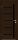 Межкомнатная Дверь Triadoors Царговая Luxury 574 ПО Бренди со Стеклом Лакобель Черный / Триадорс