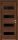 Межкомнатная Дверь Triadoors Царговая Luxury 571 ПО Честер со Стеклом Лакобель Черный / Триадорс