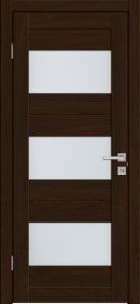 Межкомнатная Дверь Triadoors Царговая Luxury 570 ПО Бренди со Стеклом Сатинат / Триадорс