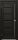 Межкомнатная Дверь Triadoors Царговая Luxury 563 ПО Тёмный Орех со Стеклом Лакобель Чёрный / Триадорс