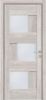 Межкомнатная Дверь Triadoors Царговая Luxury 561 ПО Лагуна со Стеклом Сатинат / Триадорс