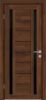 Межкомнатная Дверь Triadoors Царговая Luxury 555 ПО Честер со Стеклом Лакобель Черный / Триадорс