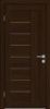 Межкомнатная Дверь Triadoors Царговая Luxury 552 ПО Бренди со Стеклом Сатинат / Триадорс