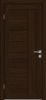 Межкомнатная Дверь Triadoors Царговая Luxury 552 ПО Бренди со Стеклом Лакобель Черный / Триадорс