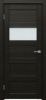 Межкомнатная Дверь Triadoors Царговая Luxury 551 ПО Тёмный Орех со Стеклом  Сатинат / Триадорс