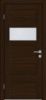 Межкомнатная Дверь Triadoors Царговая Luxury 551 ПО Бренди со Стеклом  Сатинат / Триадорс