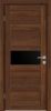 Межкомнатная Дверь Triadoors Царговая Luxury 550 ПО Честер со Стеклом Лакобель Черный / Триадорс