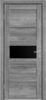 Межкомнатная Дверь Triadoors Царговая Luxury 550 ПО Бриг со Стеклом Лакобель Черный / Триадорс