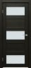 Межкомнатная Дверь Triadoors Царговая Luxury 547 ПО Тёмный Орех со Стеклом  Сатинат / Триадорс