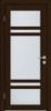Межкомнатная Дверь Triadoors Царговая Luxury 524 ПО Бренди со Стеклом Сатинат / Триадорс