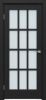 Межкомнатная Дверь Triadoors Царговая Future 642 ПО Дуб Серена Графит со Стеклом Сатинат / Триадорс