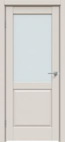Межкомнатная Дверь Triadoors Царговая Concept 629 ПО Лайт Грей со Стеклом Сатинат / Триадорс