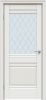 Межкомнатная Дверь Triadoors Царговая Concept 626 ПО Белоснежно Матовая со Стеклом Сатинат / Триадорс