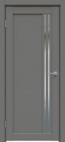 Межкомнатная Дверь Triadoors Царговая Concept 604 ПО Медиум Грей со Стеклом Зеркало / Триадорс
