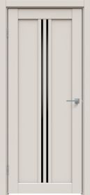 Межкомнатная Дверь Triadoors Царговая Concept 603 ПО Лайт Грей со Стеклом Лакобель Чёрный / Триадорс