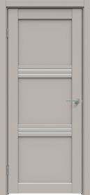 Межкомнатная Дверь Triadoors Царговая Concept 602 ПО Шелл Грей со Стеклом Сатинат / Триадорс
