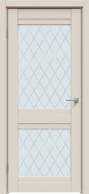 Межкомнатная Дверь Triadoors Царговая Concept 559 ПО Магнолия со Стеклом Ромб / Триадорс
