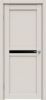 Межкомнатная Дверь Triadoors Царговая Concept 507 ПО Лайт Грей со Стеклом Лакобель Чёрный / Триадорс