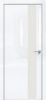 Дверь Каркасно-Щитовая Triadoors Gloss Белый Глянец 703 ПО Без Стекла с Декором Белоснежно-Матовый / Триадорс