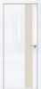Дверь Каркасно-Щитовая Triadoors Gloss Белый Глянец 703 ПО Без Стекла с Декором Магнолия / Триадорс