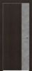 Дверь Каркасно-Щитовая Triadoors Modern Орех Макадамия 708 ПО Без Стекла с Декором Бетон Темно-Серый / Триадорс