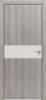 Дверь Каркасно-Щитовая Triadoors Modern Лиственница Серая 707 ПО Без Стекла с Декором Дуб Серена Светло-Серый / Триадорс
