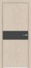 Дверь Каркасно-Щитовая Triadoors Modern Лиственница Кремовая 707 ПО Без Стекла с Декором Дарк Грей / Триадорс