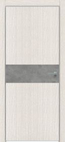 Дверь Каркасно-Щитовая Triadoors Modern Дуб Французский 707 ПО Без Стекла с Декором Бетон Темно-Серый / Триадорс