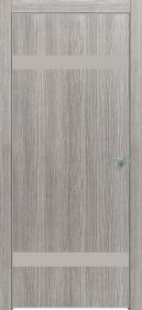 Дверь Каркасно-Щитовая Triadoors Modern Лиственница Серая 704 ПО Без Стекла с Декором Шелл Грей / Триадорс