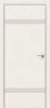 Дверь Каркасно-Щитовая Triadoors Modern Мелинга Белая 704 ПО Без Стекла с Декором Лайт Грей / Триадорс