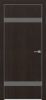Дверь Каркасно-Щитовая Triadoors Modern Орех Макадамия 704 ПО Без Стекла с Декором Медиум Грей / Триадорс