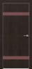 Дверь Каркасно-Щитовая Triadoors Modern Орех Макадамия 704 ПО Без Стекла с Декором Лофт Ред / Триадорс