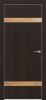 Дверь Каркасно-Щитовая Triadoors Modern Орех Макадамия 704 ПО Без Стекла с Декором Дуб Винчестер Светлый / Триадорс