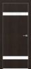 Дверь Каркасно-Щитовая Triadoors Modern Орех Макадамия 704 ПО Без Стекла с Декором Белый Глянец / Триадорс