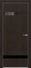 Дверь Каркасно-Щитовая Triadoors Modern Орех Макадамия 704 ПО со Стеклом Лакобель Чёрный / Триадорс