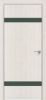 Дверь Каркасно-Щитовая Triadoors Modern Дуб Французский 704 ПО Без Стекла с Декором Дарк Грин / Триадорс