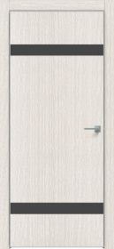 Дверь Каркасно-Щитовая Triadoors Modern Дуб Французский 704 ПО Без Стекла с Декором Дарк Грей / Триадорс
