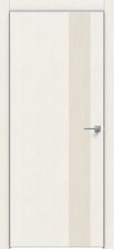 Дверь Каркасно-Щитовая Triadoors Modern Мелинга Белая 703 ПО Без Стекла с Декором Дуб Серена Керамика / Триадорс