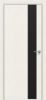 Дверь Каркасно-Щитовая Triadoors Modern Мелинга Белая 703 ПО Без Стекла с Декором Дуб Серена Графит / Триадорс