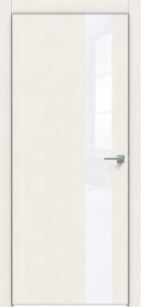 Дверь Каркасно-Щитовая Triadoors Modern Мелинга Белая 703 ПО Без Стекла с Декором Белый Глянец / Триадорс